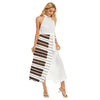 Piano Keys Halter Dress