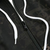 Music Notes Black Zip Up Hoodie