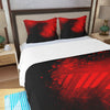 Red Music Duvet Cover