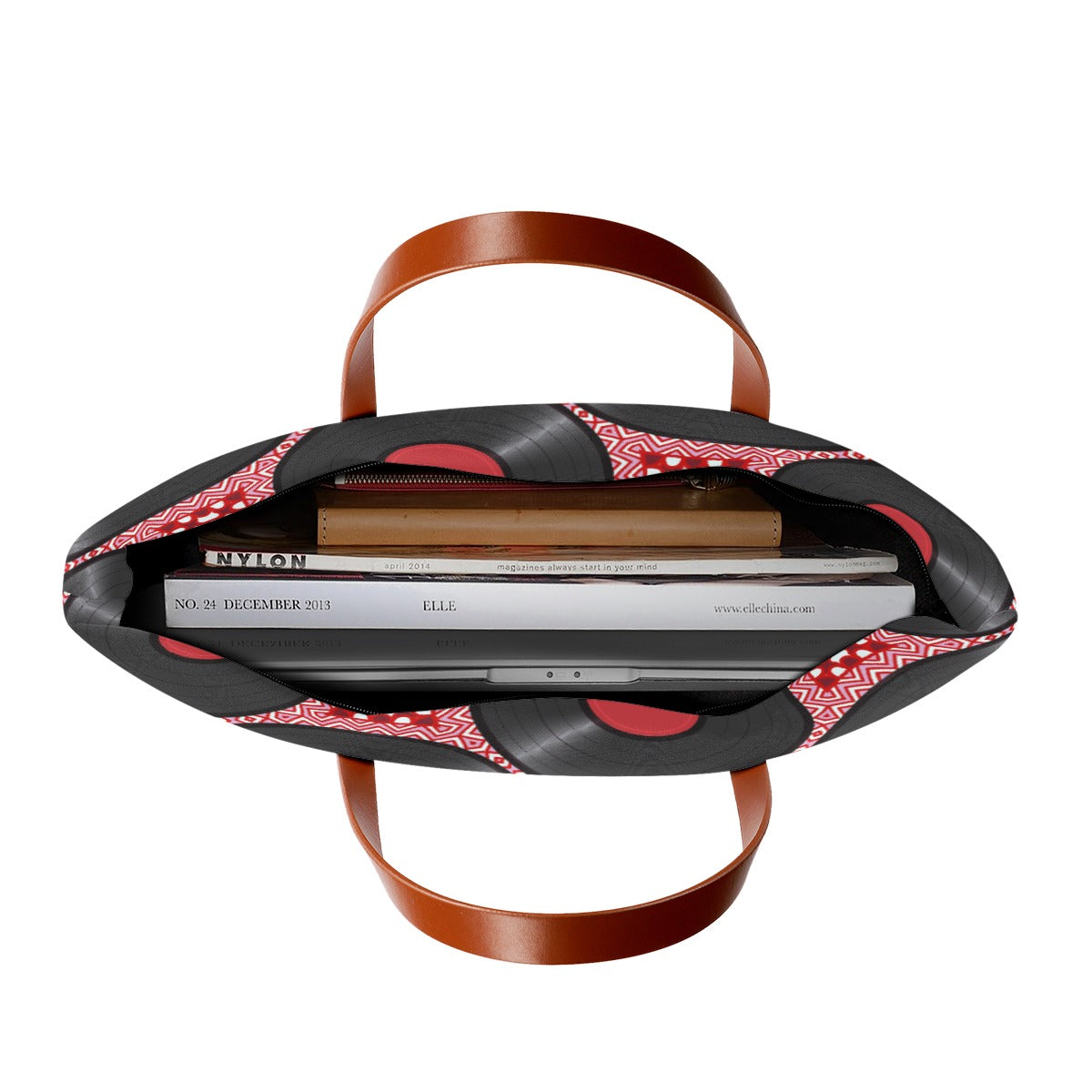 Vinyl Style Tote Bag