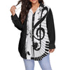 Music Piano Keys Shirt Plus Size