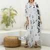 Piano Keys Musical Kaftan Robe