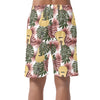 Guitar Tropical Pattern Casual Shorts