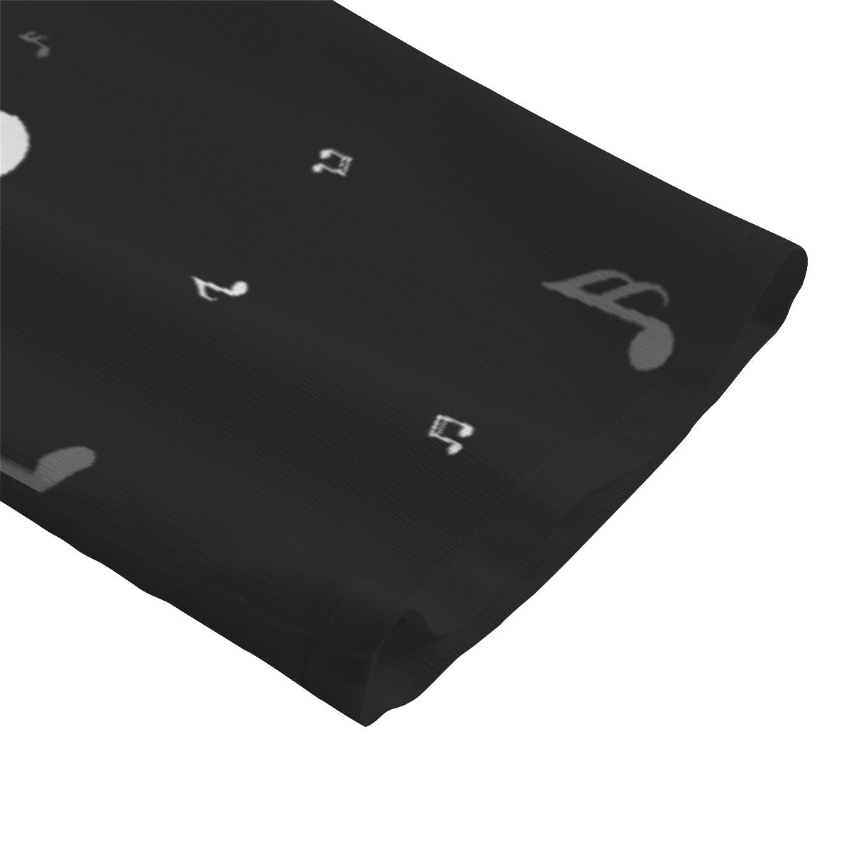 Music Notes Chiffon Shirt