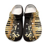 Piano Keys Music Premium Clogs