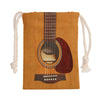 Wooden Guitar Drawstring Pocket