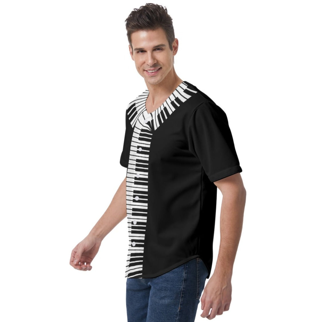 Piano Keys Baseball Jersey
