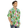 Saxophone Floral Hawaiian Shirt