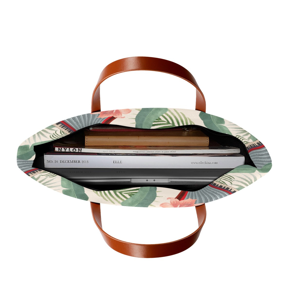 Accordion Floral Tote Bag