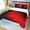 Red Music Duvet Cover