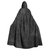 Music Note Black Hooded Cloak