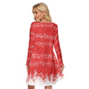 All-Over Print Women's Crew Neck Dress