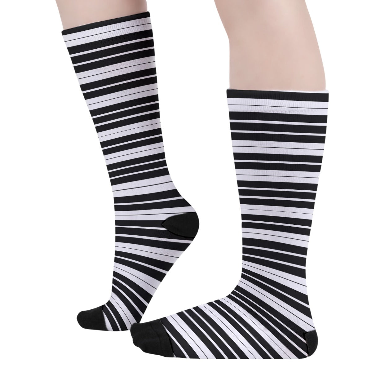 Piano Keys Long Socks