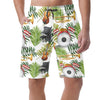 Music Instruments Floral Casual Shorts