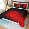 Red Music Duvet Cover