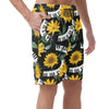 Piano Keys Sunflower Casual Shorts