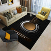 Black Guitar Vector Floor Mat