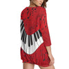 Music Piano Keys Red Sweatshirt