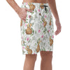 Guitar Floral Short Pants