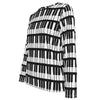 Piano Keys Pattern Oversized T-Shirt