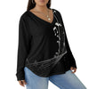 Musical Black Plus Size T-Shirt