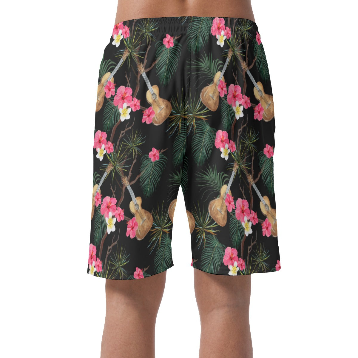 Guitar Hibiscus Short Pants