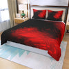 Red Music Duvet Cover