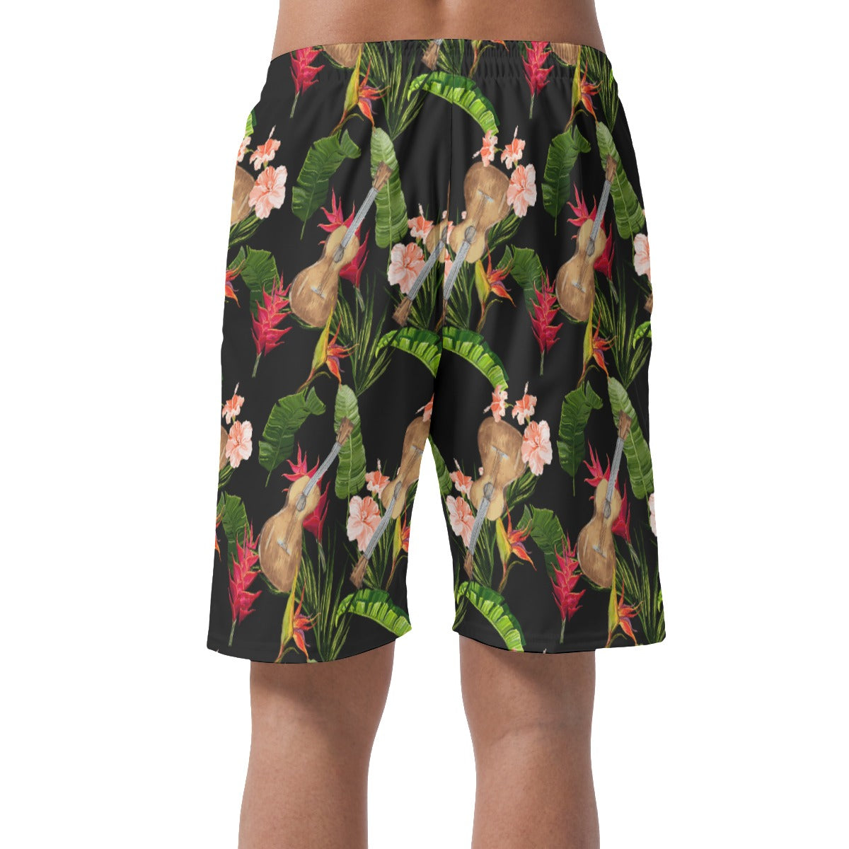 Guitar Florals Short Pants