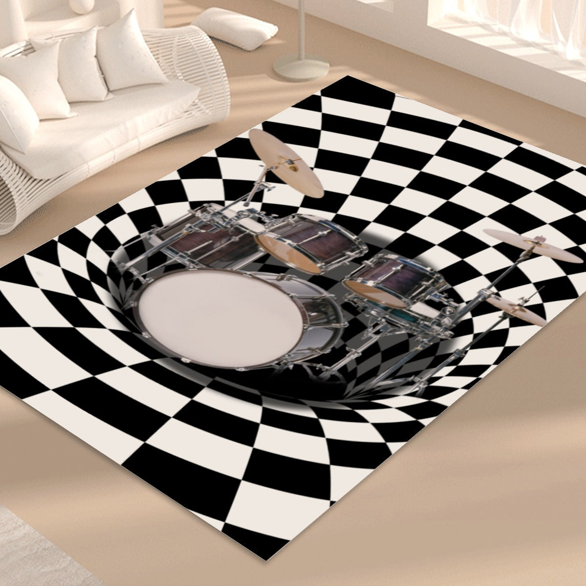 Drum Hole Floor Mat