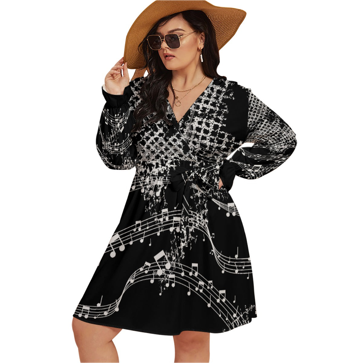 Musical Plus Size Dress