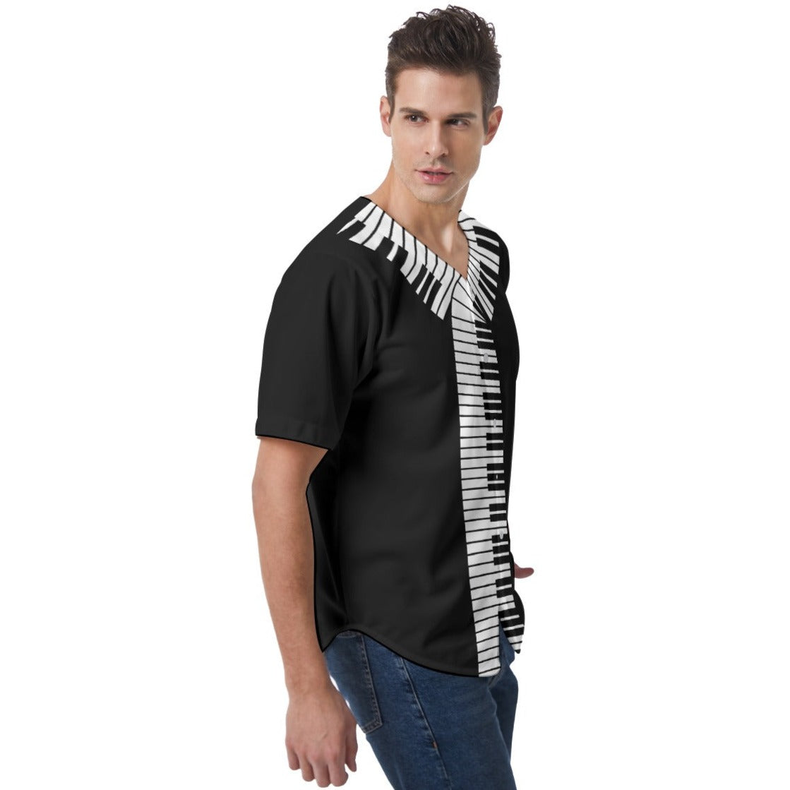 Piano Keys Baseball Jersey