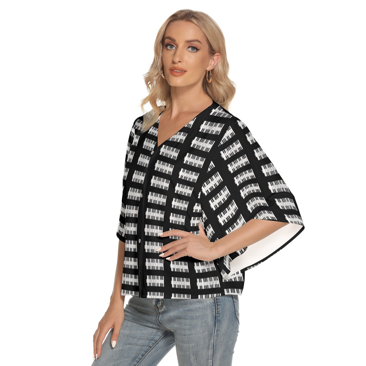 Piano Keys Bat Shirt