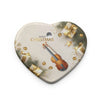 Heart Shaped Christmas Ceramic Pendant