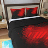 Red Music Duvet Cover