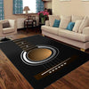 Black Guitar Vector Floor Mat