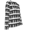 Piano Keys Pattern Oversized T-Shirt