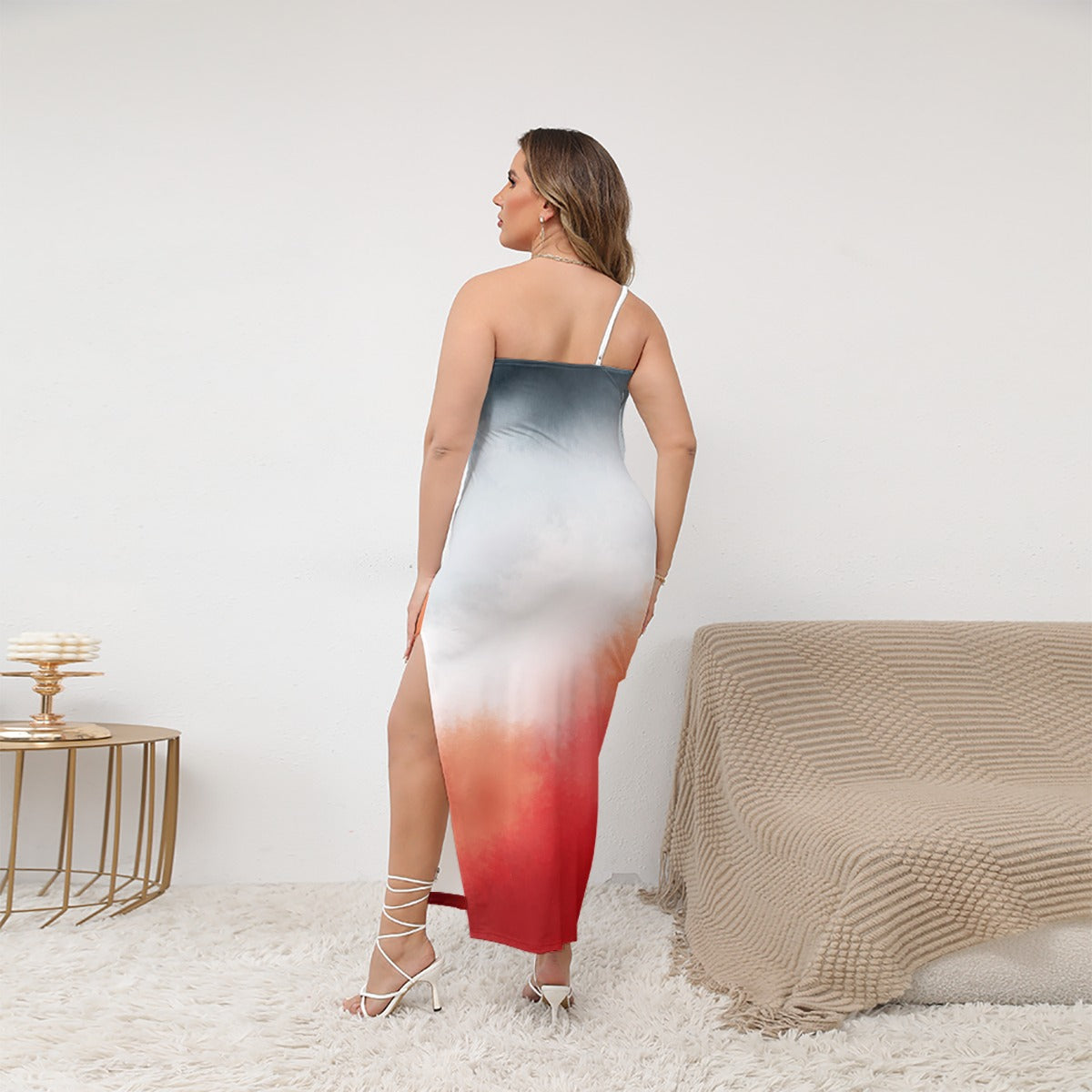 Music Notes Gradient Dress