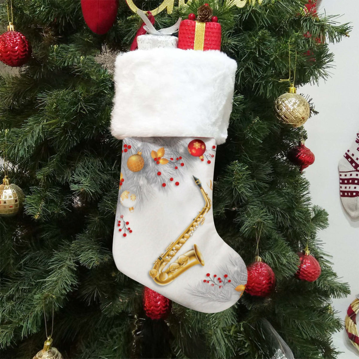 All-Over Print Christmas Socks