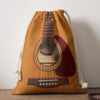 Wooden Guitar Drawstring Pocket