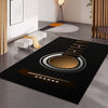 Black Guitar Vector Floor Mat