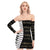 Piano Keys Music Off-shoulder