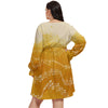 Musical Yellow Plus Size Dress