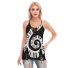 Piano Keys Swirl  Cami Dress