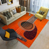 Orange Guitar Floor Mat