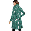 Music Notes Christmas Green Neck Dress