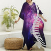 Piano Music Kaftan Robe