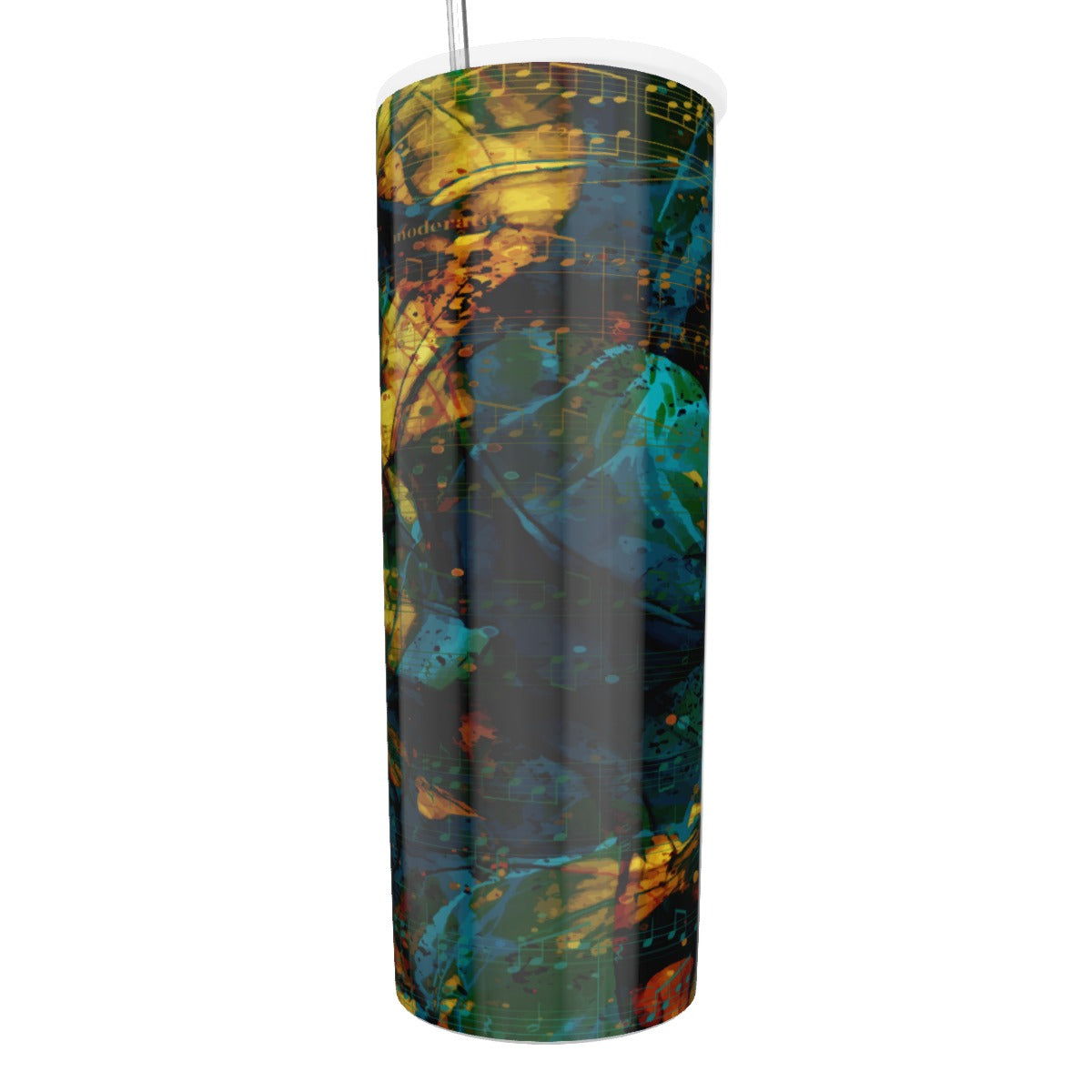 Music Notes Colorful Tumbler