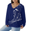 Musical Blue Plus Size T-Shirt