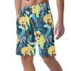 Guitar Floral Pattern Casual Shorts