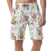 Guitar Floral Short Pants